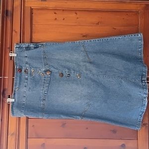 Just Blu denim maxi skirt size 18